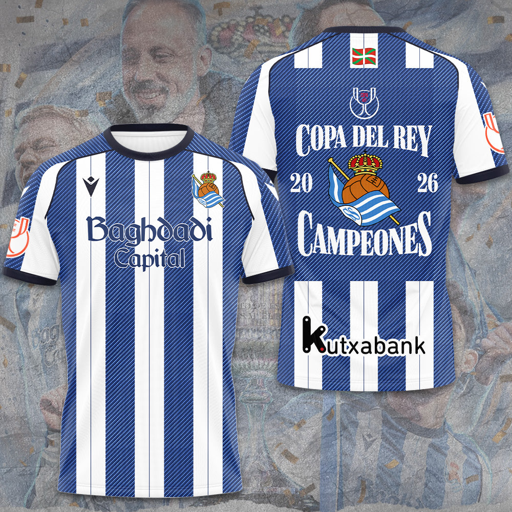 Real Sociedad Champions Copa del Rey 2026 3D Apparel – GNE6072