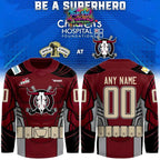 Red Deer Rebels Be A Super Hero 2026 Hockey Jersey