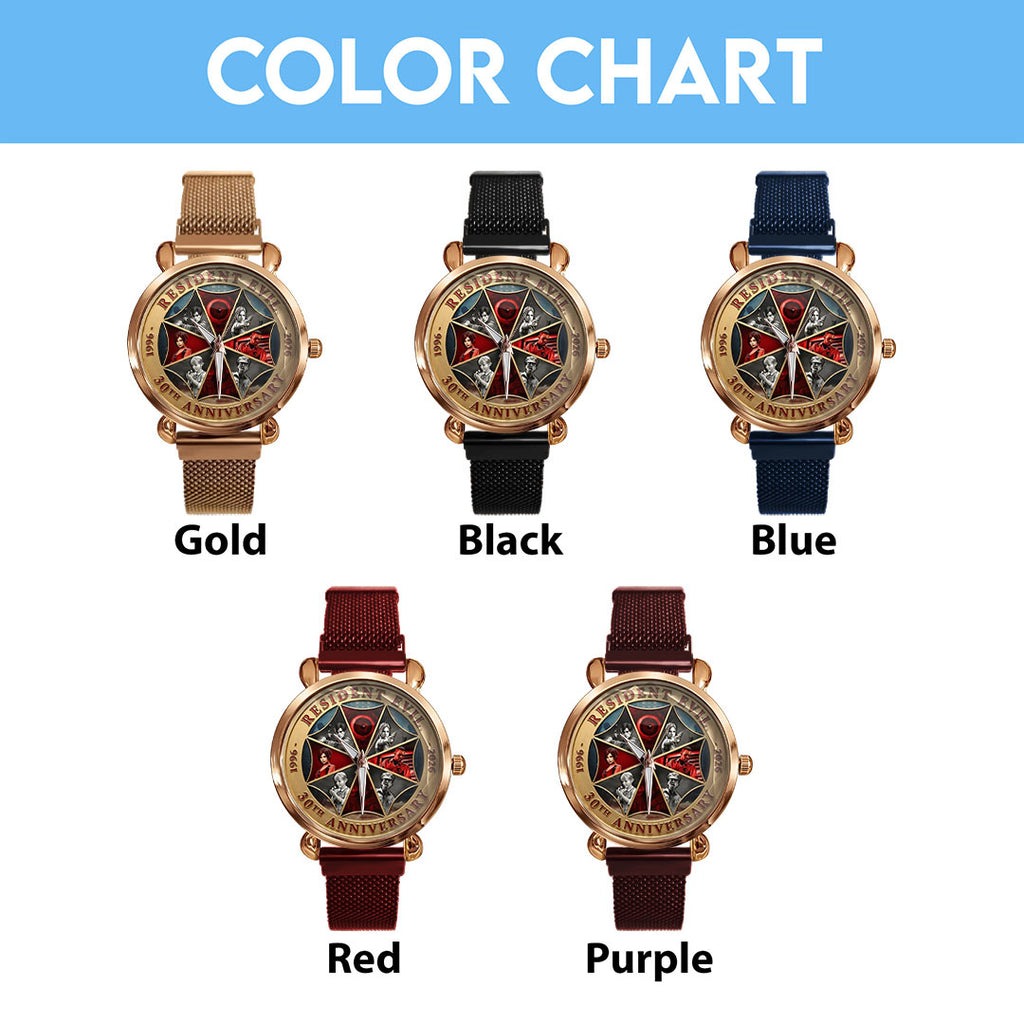 Resident Evil 30th Anniversary Mesh Strap Quartz Watch – TMTHU4418