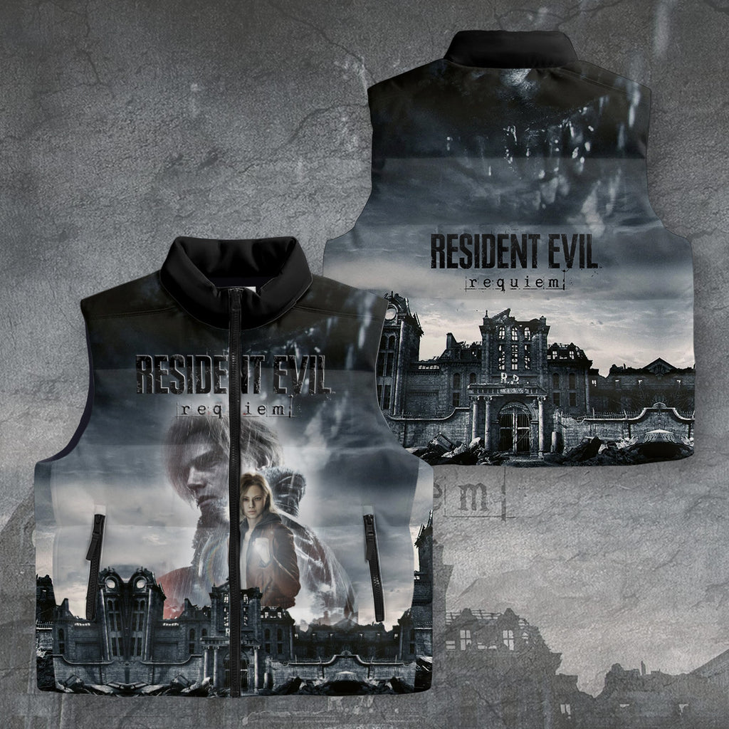 Resident Evil 30th Anniversary 3D Sleeveless Down Jacket – GNE5264.7