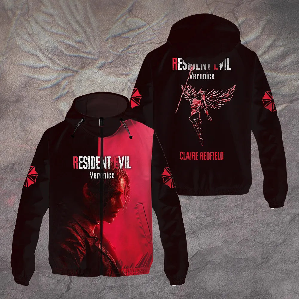 Resident Evil Veronica 3D Windbreaker Jacket – GNE6887.1
