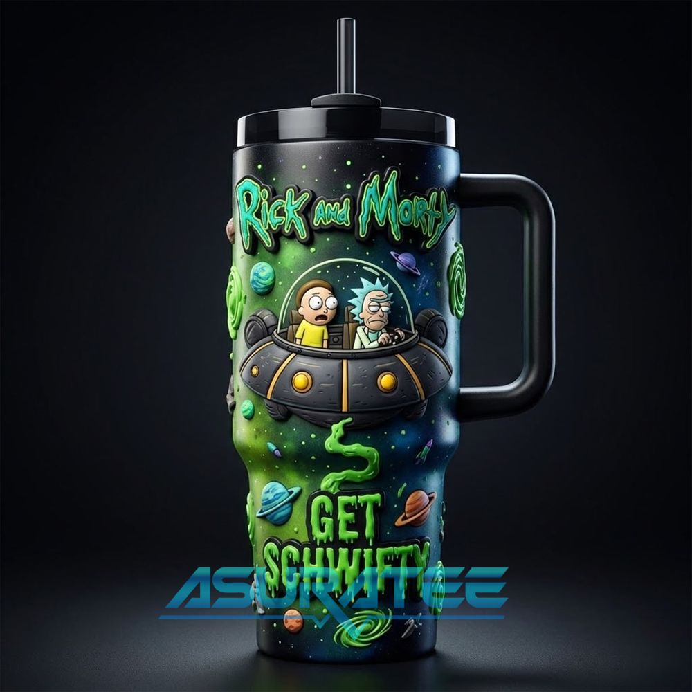 Rick and Morty Get Schwifty YETI Tumbler