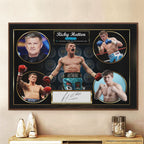 Ricky Hatton Rectangle Canvas With Inner Frame – HOATT13239