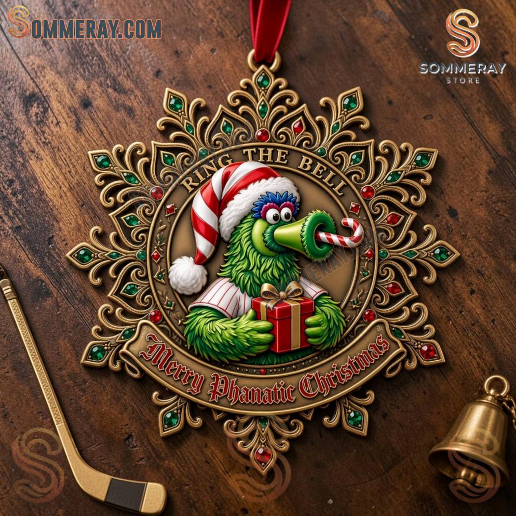 Ring The Bell Merry Phanatic Christmas Snowflake Ornament