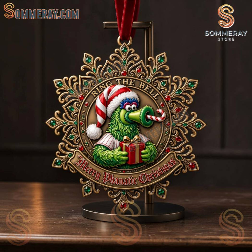 Ring The Bell Merry Phanatic Christmas Snowflake Ornament