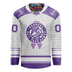 Roanoke Rail Yard Dawgs x Stick it to Cancer Night 2026 Hockey Jersey