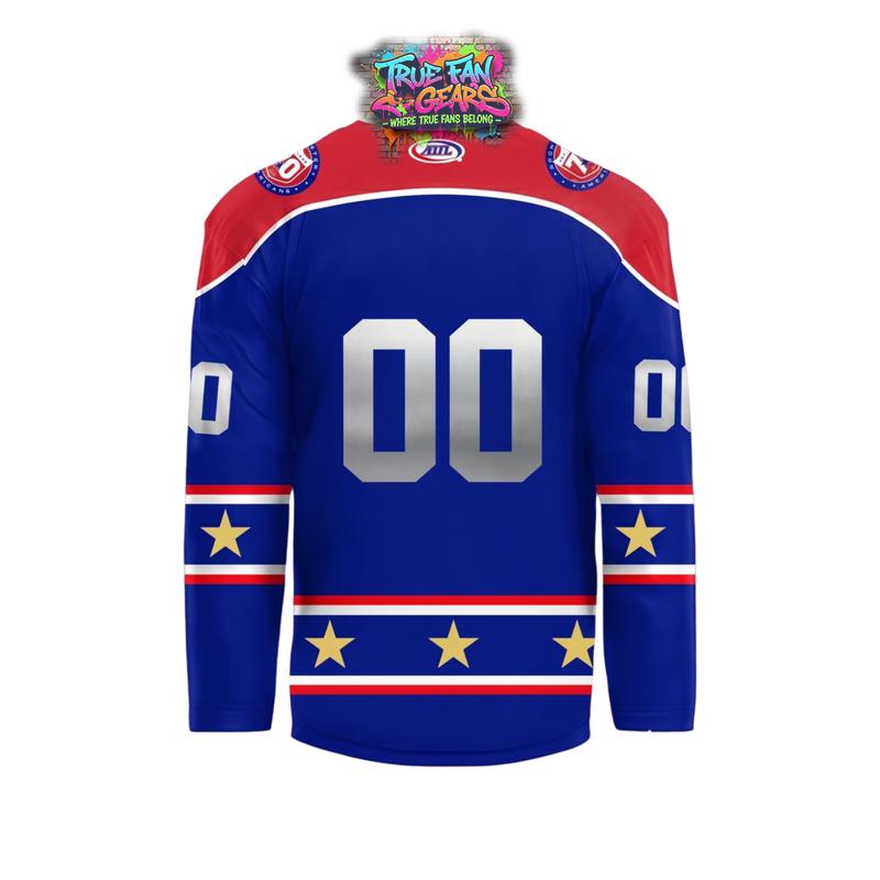 Rochester Americans 70th Anniversary Throwback Gold Star Hockey Jersey
