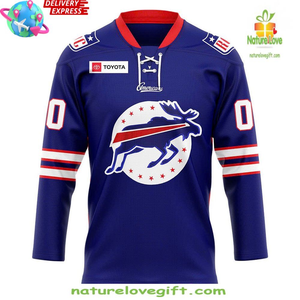 Rochester Americans 2026 Bills Day Hockey Jersey Limited Edition