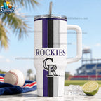 Rockies 40oz Game Day Tumbler with Handle