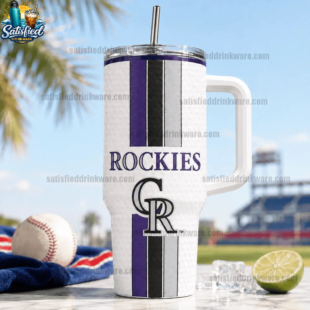Rockies 40oz Game Day Tumbler with Handle