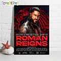 Roman Reigns Stays Undisputed WWE Universal Champion Wall Art Poster Canvas