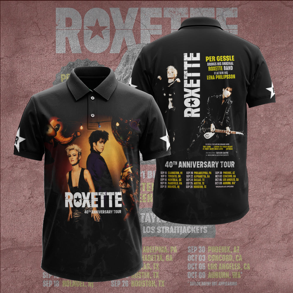 Roxette 40th Anniversary Tour 2026 3D Apparel – GNE7584