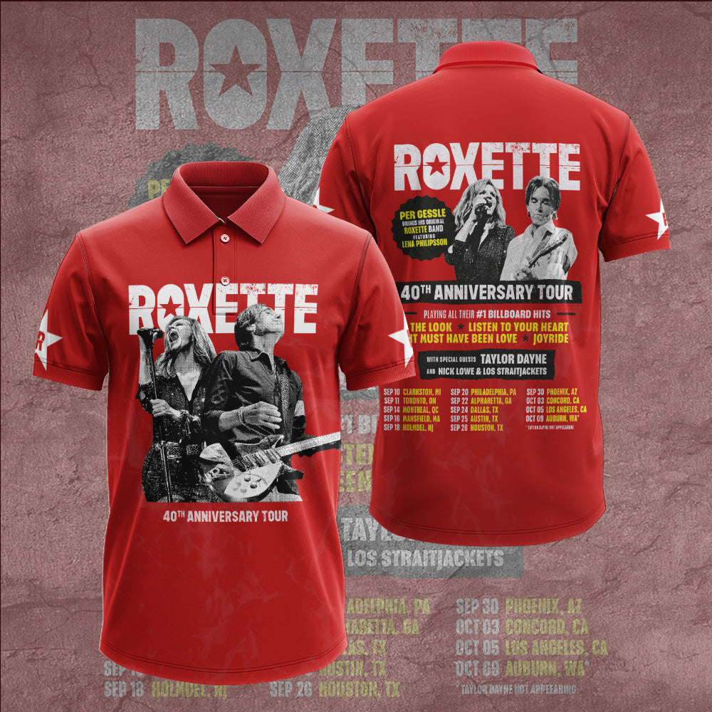 Roxette 40th Anniversary Tour 2026 3D Apparel – GNE7721