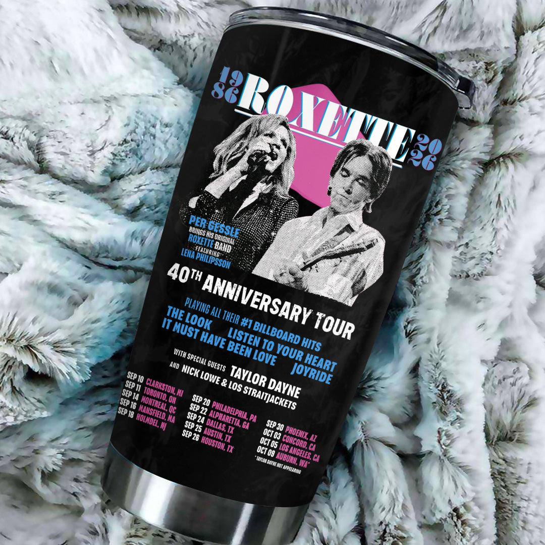 Roxette 40th Anniversary Tour 2026 Tumbler Cup – GNE7724