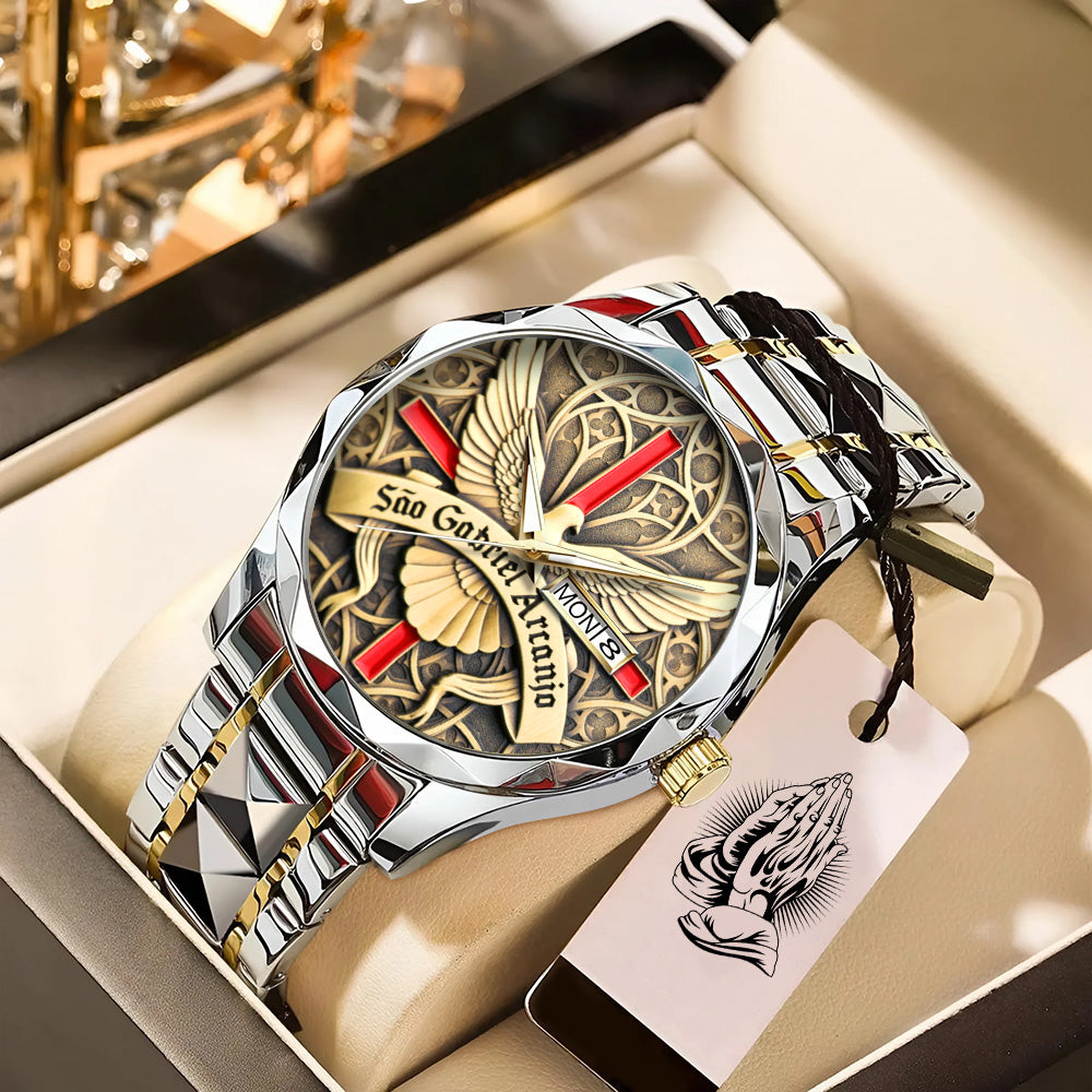 São Rafael Arcanjo Alloy Luxury Quartz Watch – TANTN 15194