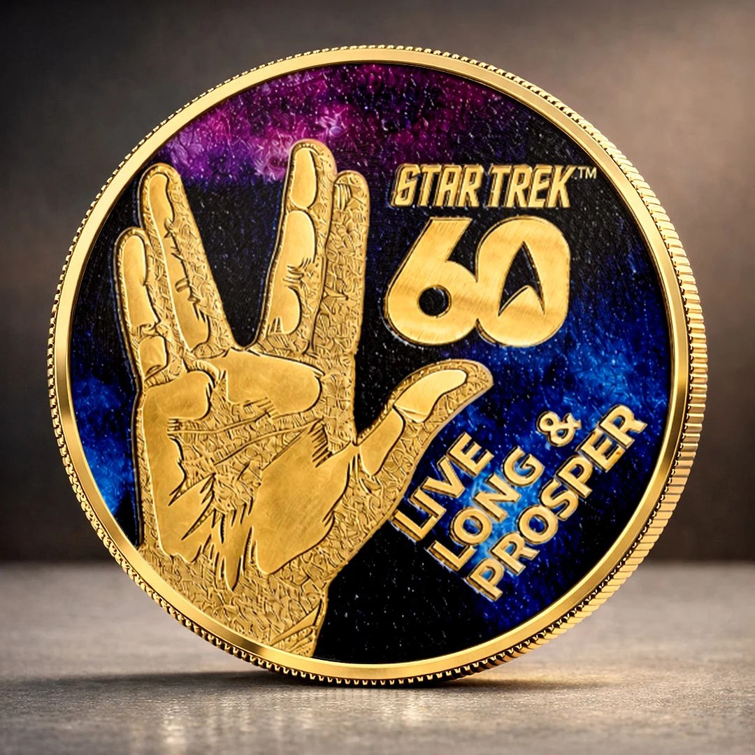 Star Trek 60th Anniversary Commemorative Coin – TMTHU9039