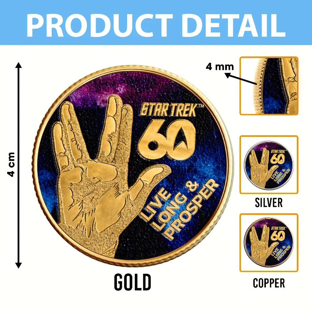 Star Trek 60th Anniversary Commemorative Coin – TMTHU9039