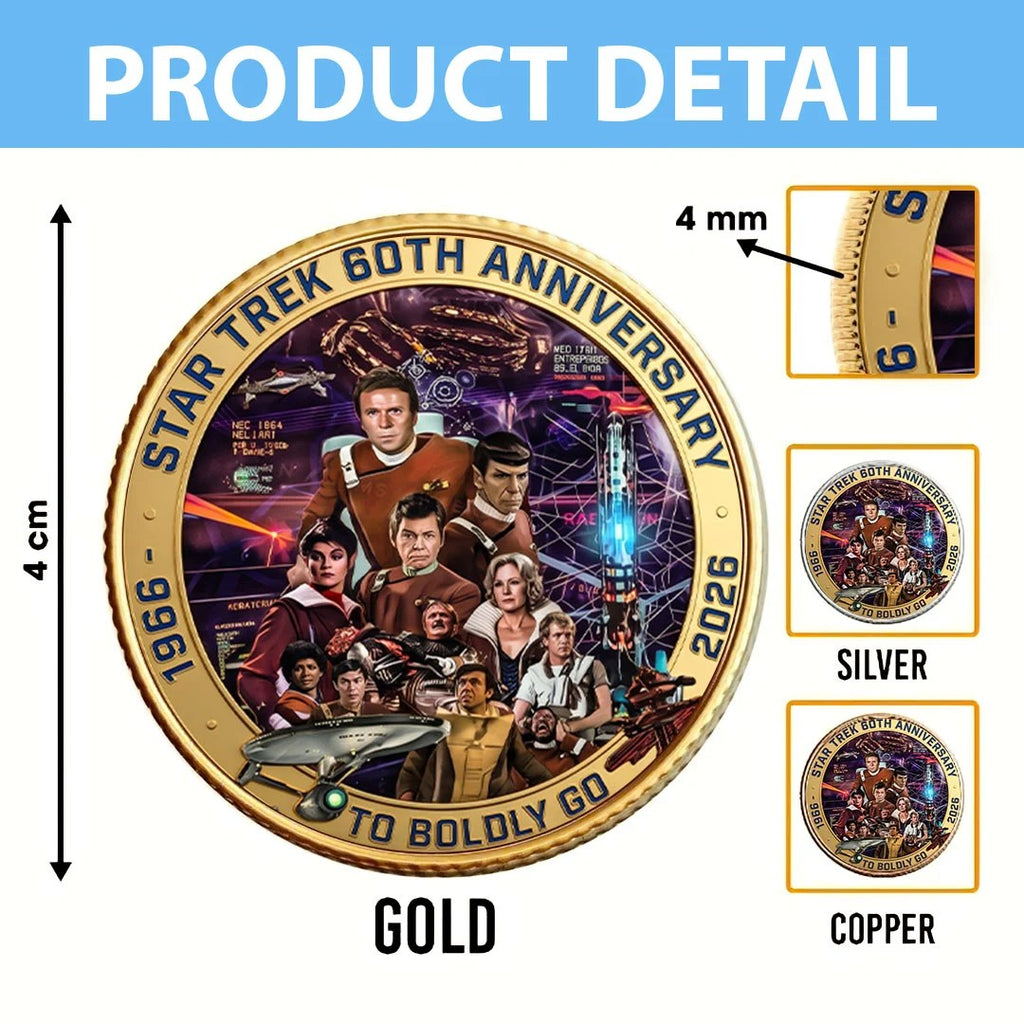 Star Trek 60th Anniversary Commemorative Coin – TMTHU9104