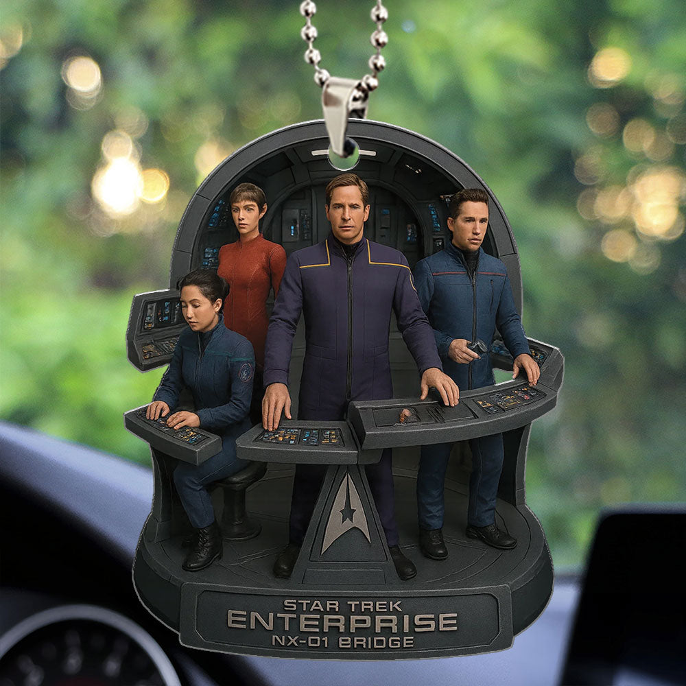 Star Trek Custom shape 2-sided Acrylic Car Ornament – TMTHU1420