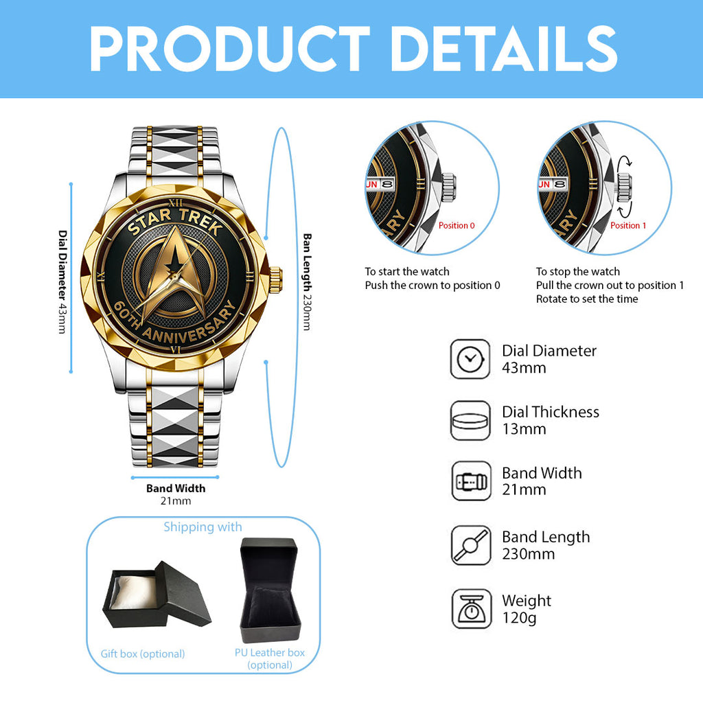 Star Trek Alloy Luxury Quartz Watch – TMTHU1408