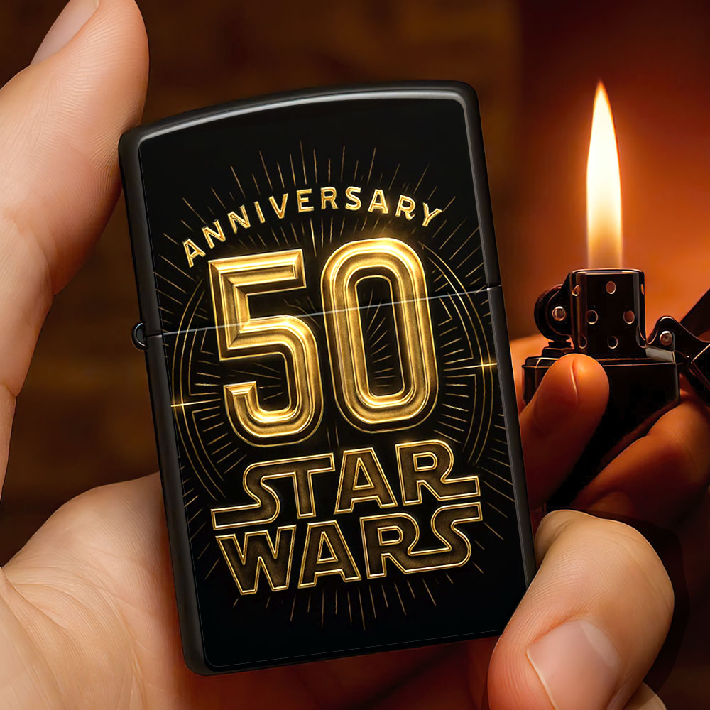 Star Wars 50th Anniversary Zippo Lighter Case (No Insert) – TMTHU1237