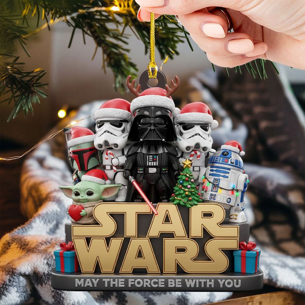 Star Wars x Christmas Custom Shape 2-sided Acrylic Ornament – TMTHU1439