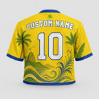 Samba Style Brazil World Cup 2026 Crop Top Jersey