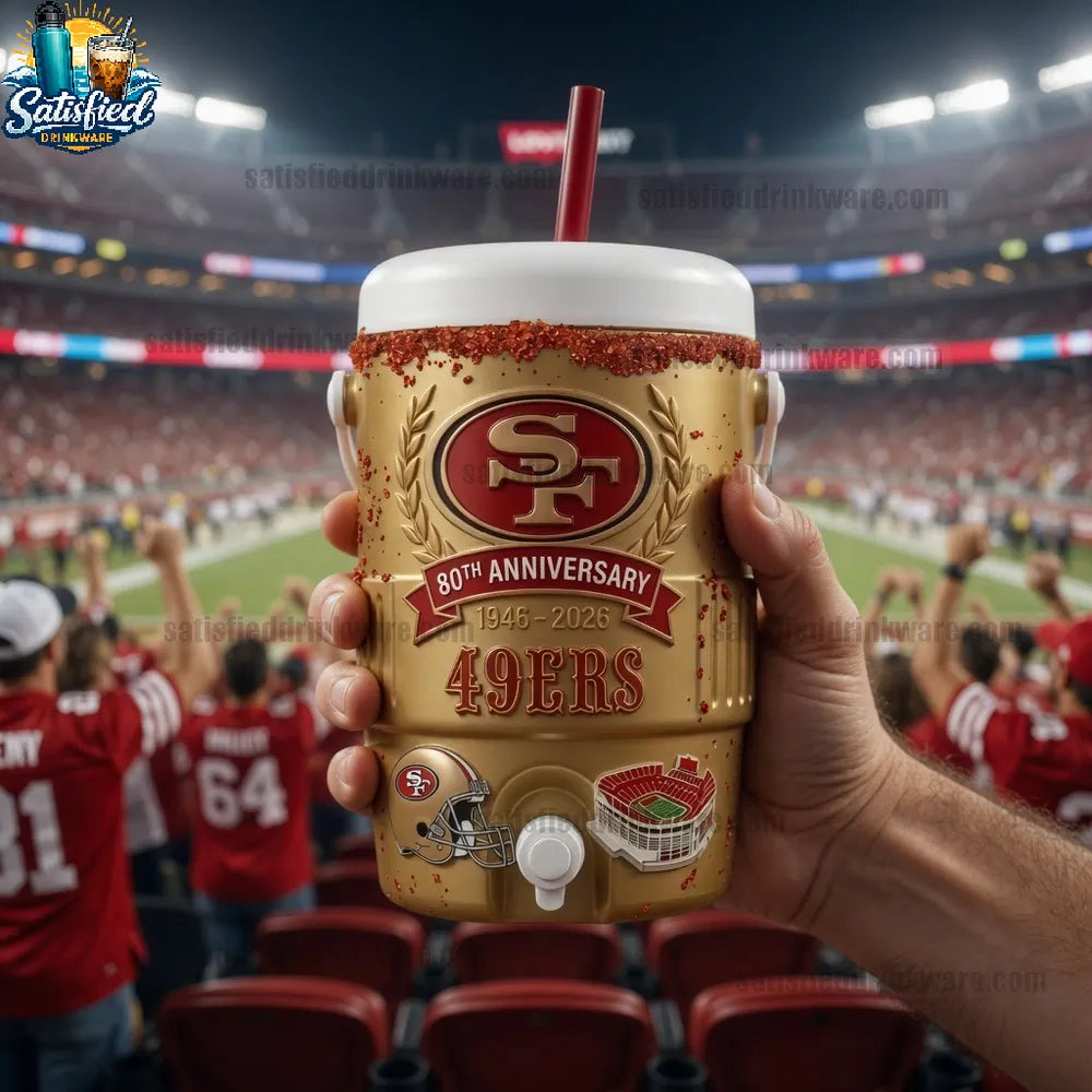 San Francisco 49ers 80th Anniversary Cooler Cup