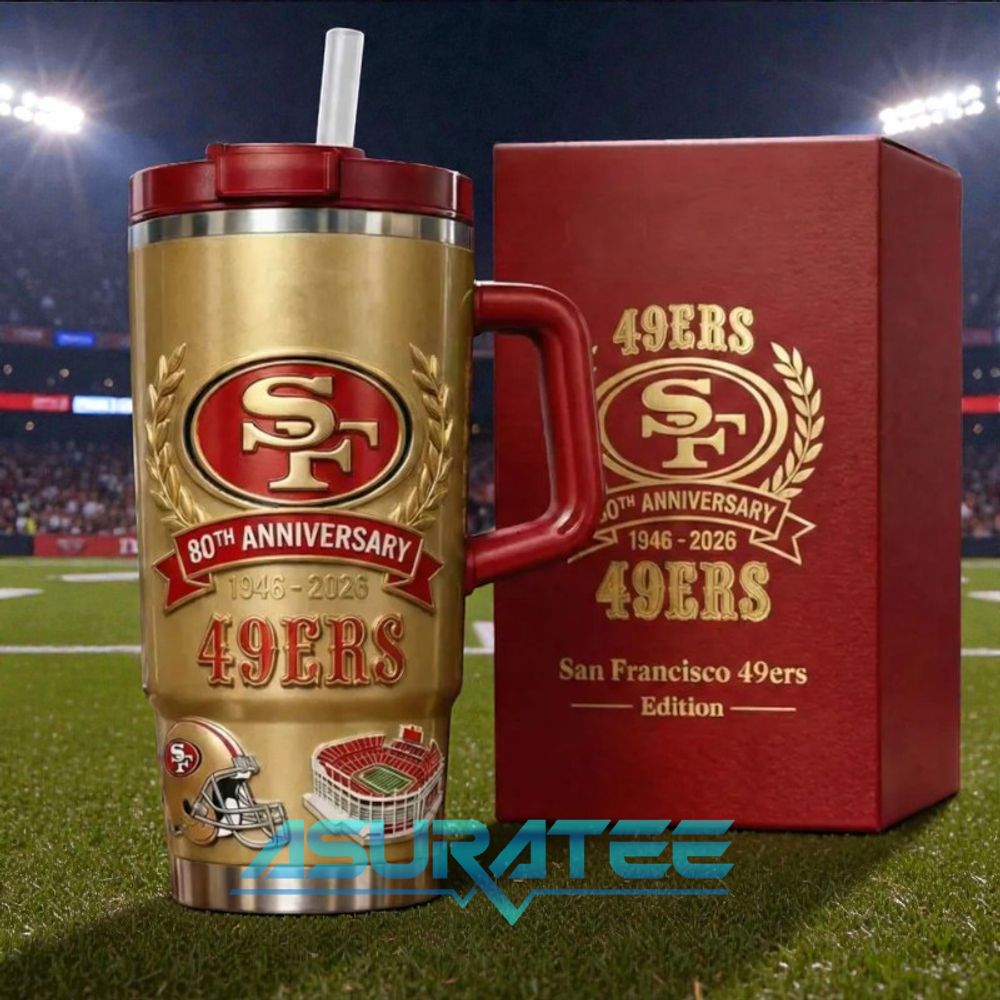 San Francisco 49ers 80th Anniversary Limited Edition YETI Tumbler