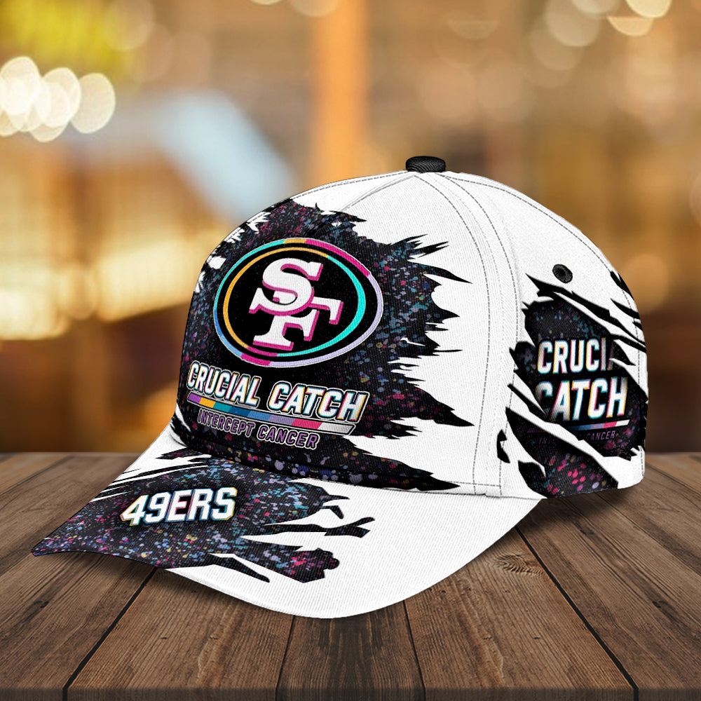 San Francisco 49ers x Crucial Catch Intercept Cancer Classic Cap – MAITM12974