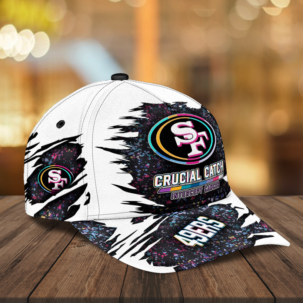San Francisco 49ers x Crucial Catch Intercept Cancer Classic Cap – MAITM12974