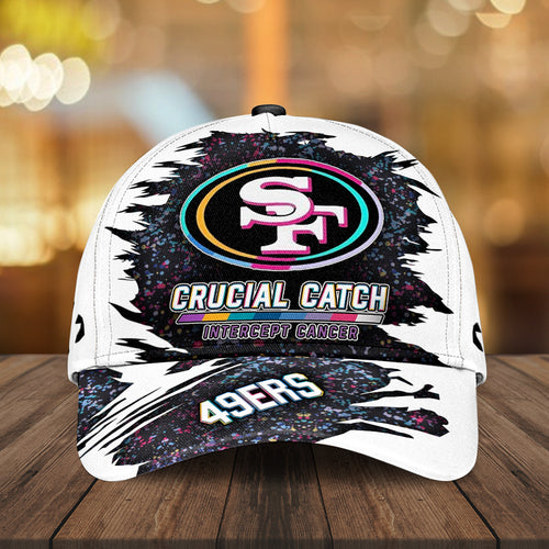 San Francisco 49ers x Crucial Catch Intercept Cancer Classic Cap – MAITM12974