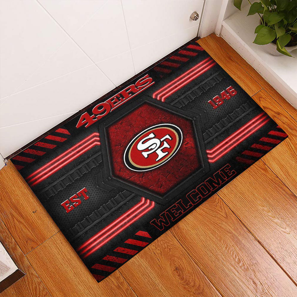 San Francisco 49ers Custom Doormat – MAITM13178