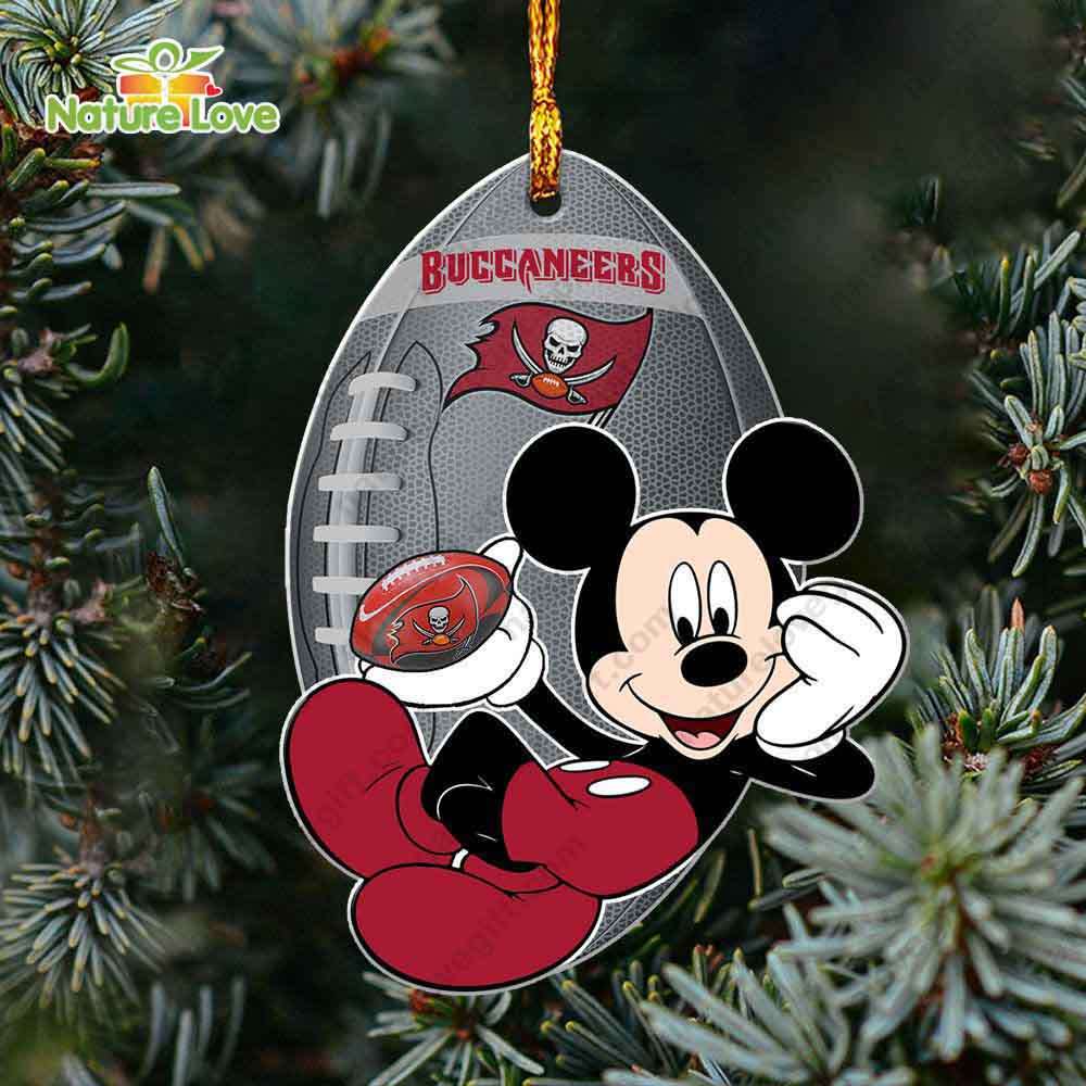 San Francisco 49ers Mickey Mouse Ornament Disney Christmas Decorations