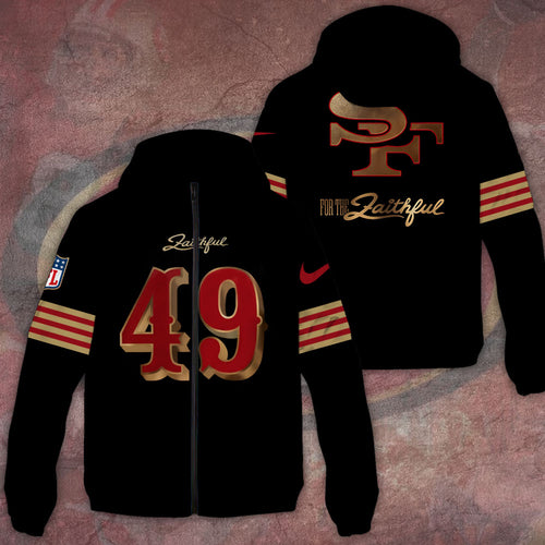 San Francisco 49ers 3D Windbreaker Jacket – TANTN15700
