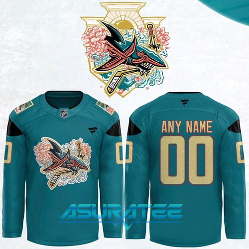 San Jose Sharks 2026 Vietnamese Heritage Celebration Hockey Jersey