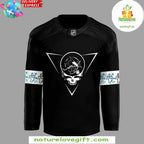 San Jose Sharks Grateful Dead 2026 Black Hockey Jersey NHL