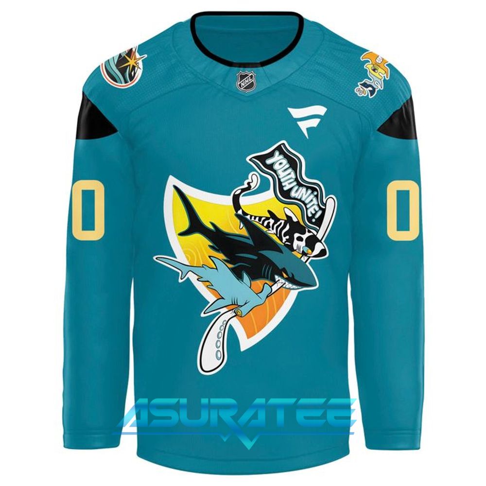 San Jose Sharks ”Next Gen” Special Hockey Jersey 2025