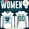 San Jose Sharks Womens History Month 2026 Hockey Jersey