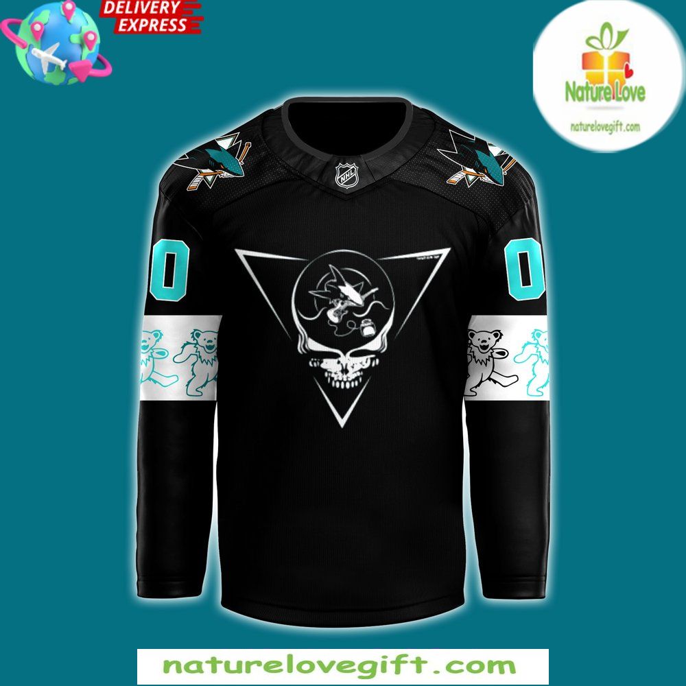 Grateful Dead San Jose Sharks 2026 Hockey Jersey