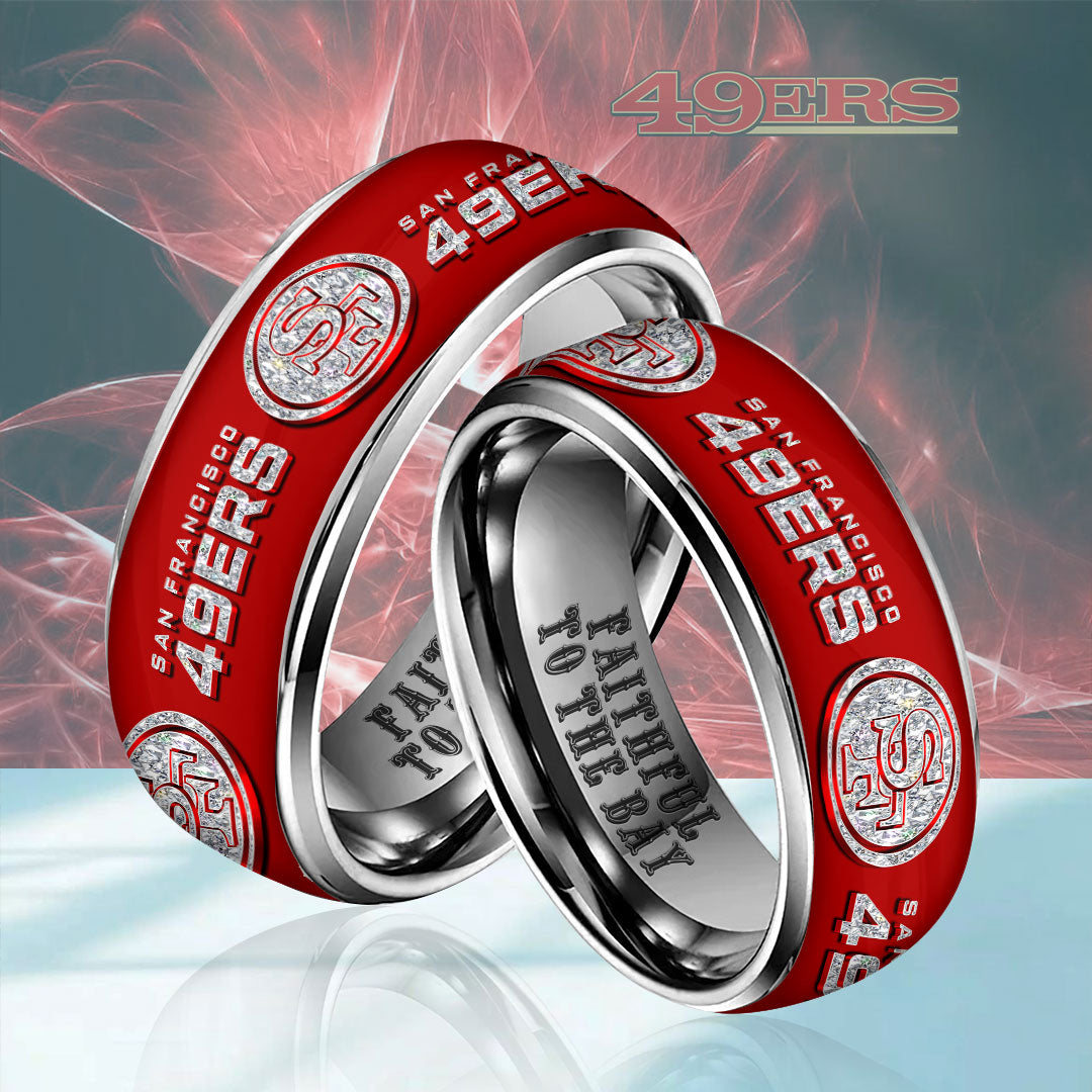San Francisco 49ers Custom Alloy Ring – HOATT12741