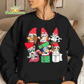 Santa Bluey Christmas Shirt Bluey And Friends Cute Dog Shirt Xmas Gifts