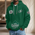 Saskatchewan Roughriders 3D Unisex Waffle Hoodie – GNE4703