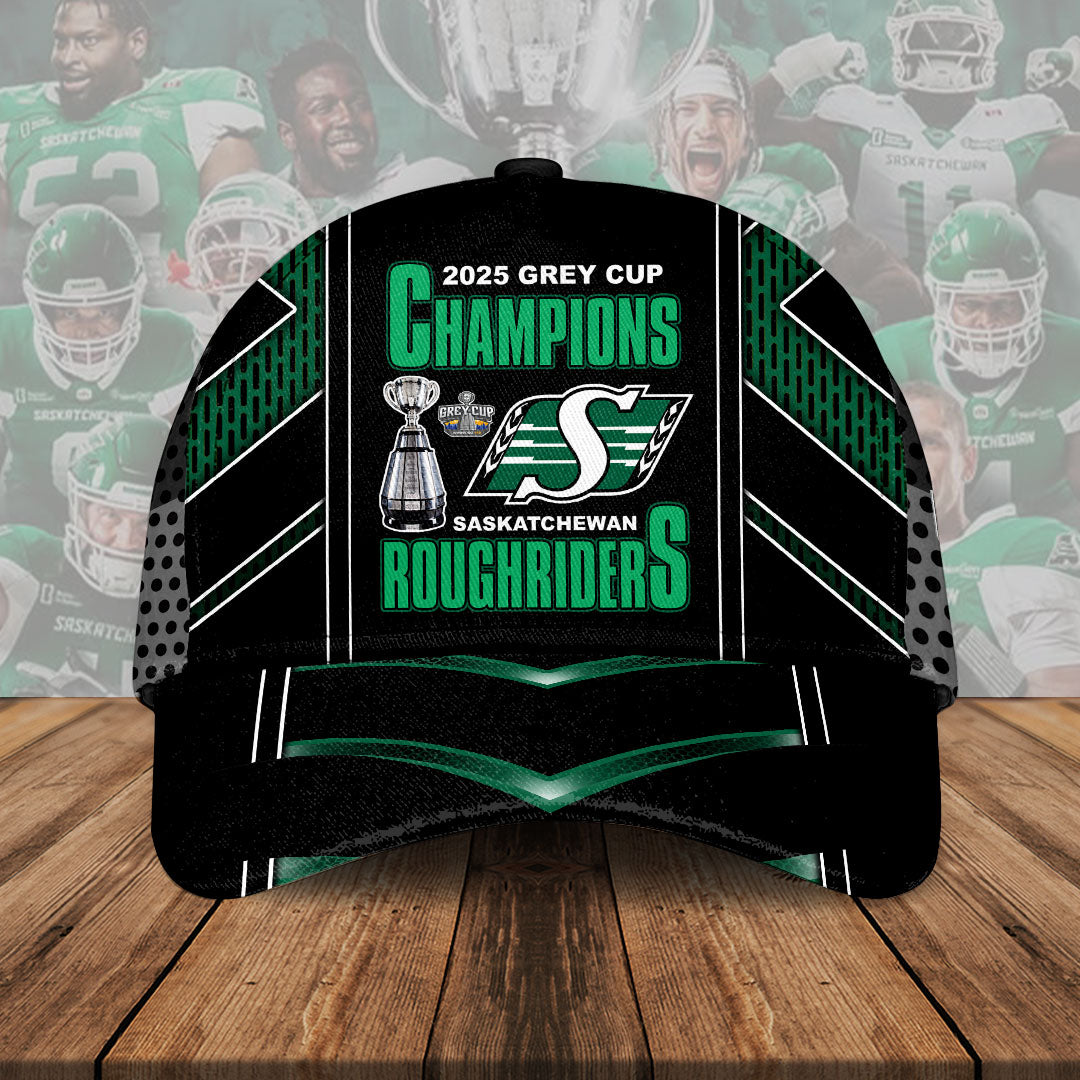 Saskatchewan Roughriders 2025 Grey Cup Champions Classic Cap – HOATT14700