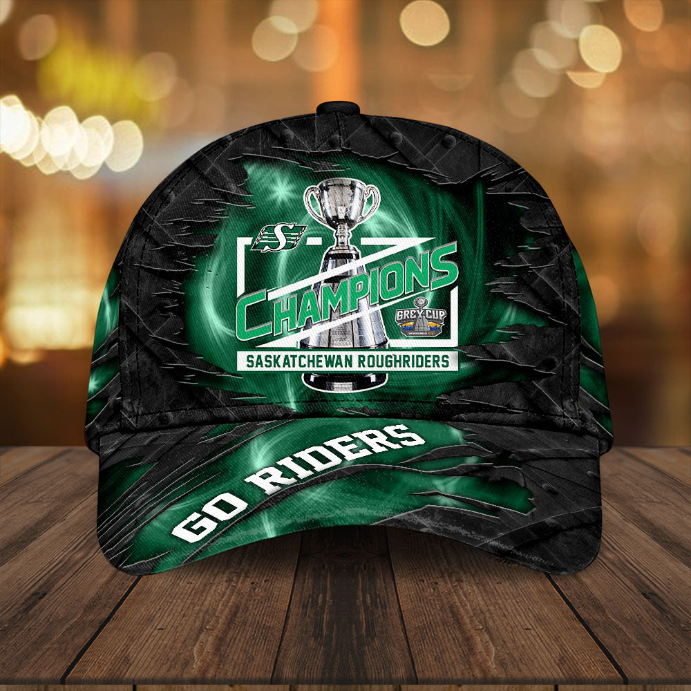 Saskatchewan Roughriders 2025 Grey Cup Champions Classic Cap – HOATT14720