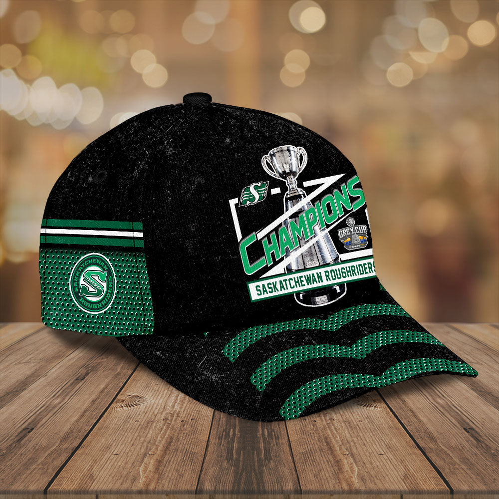 Saskatchewan Roughriders 2025 Grey Cup Champions Classic Cap – HOATT14736