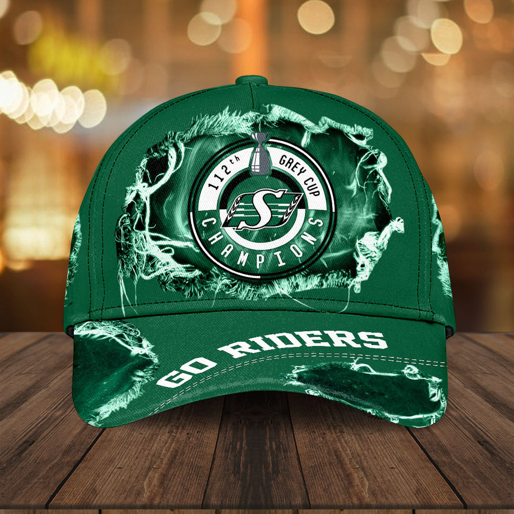 Saskatchewan Roughriders 2025 Grey Cup Champions Classic Cap – HOATT14764