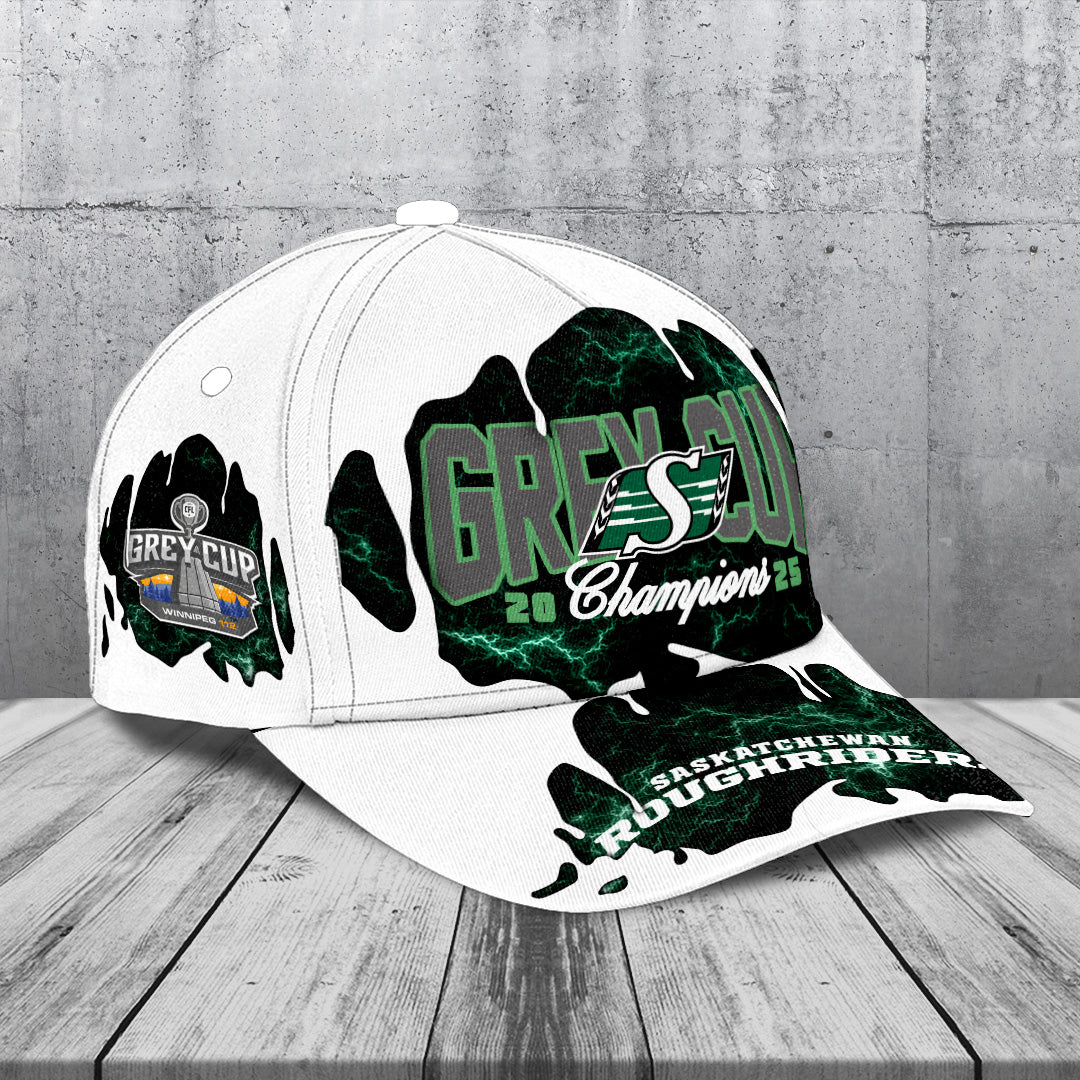 Saskatchewan Roughriders 2025 Grey Cup Champions Classic Cap – TANTN18813