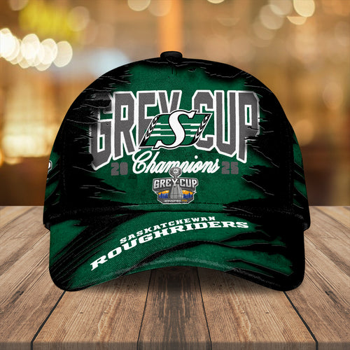 Saskatchewan Roughriders 2025 Grey Cup Champions Classic Cap – TANTN18835