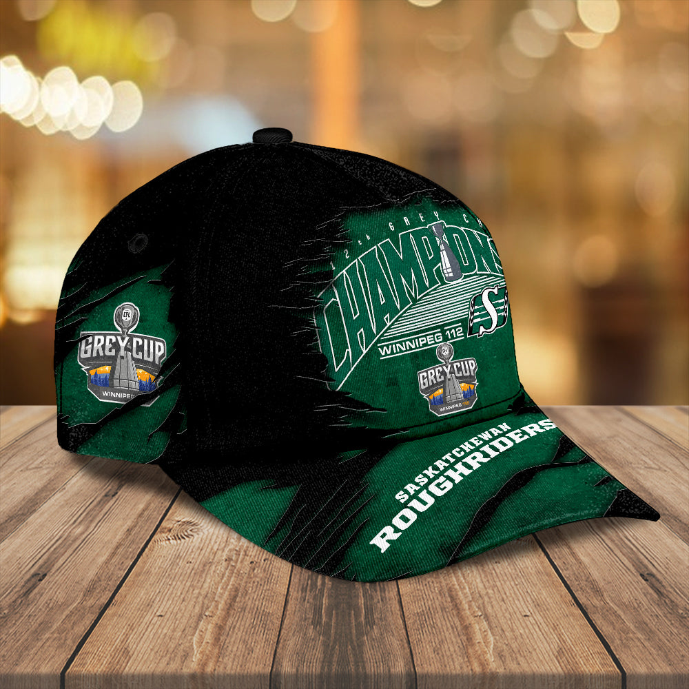 Saskatchewan Roughriders 2025 Grey Cup Champions Classic Cap – TANTN18836